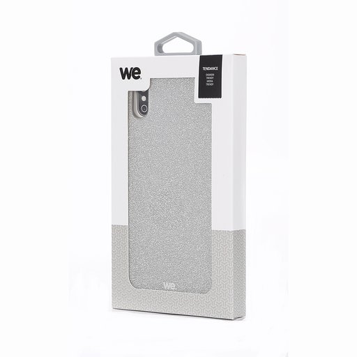 [WECOQPAII65A] ***We coque de protection PAILLETTES APPLE IPHONE XS MAX Argent