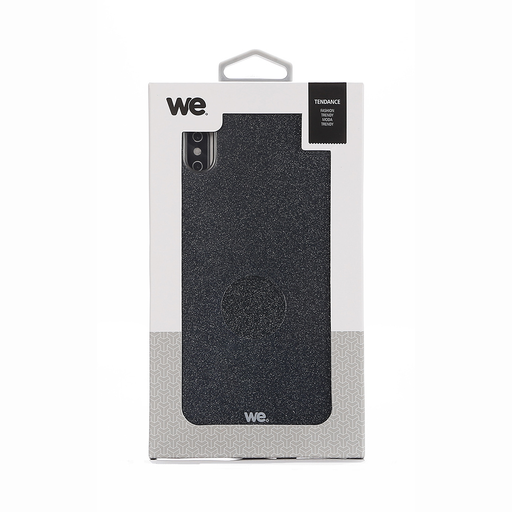 [WECOQPAII65N] ***We coque de protection PAILLETTES APPLE IPHONE XS MAX Noir
