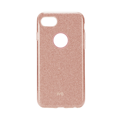 [WECOQPAII8RO] ***We coque de protection PAILLETTES APPLE IPHONE 6 / 6S / 7 / 8 / SE 2020 Rose