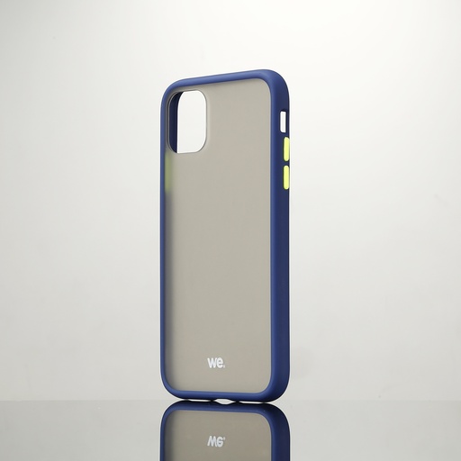 [WECOQRUBCOLORI11BL] ***We Coque de protection RUBBER APPLE IPHONE 11 Bleu