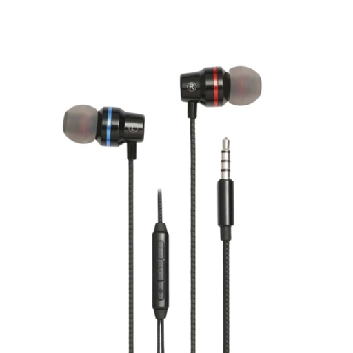 [WEINTRAMICN2] Ecouteurs WE filaire, intra, jack 3.5mm avec bo tier de contr le et micro intégr